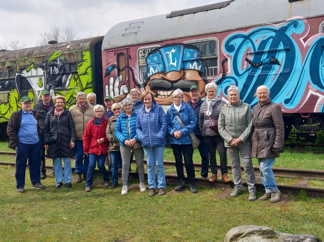 Wandeling deelnemers